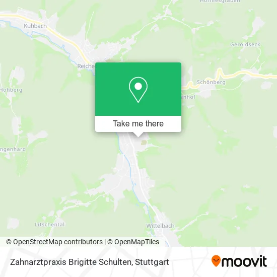 Карта Zahnarztpraxis Brigitte Schulten