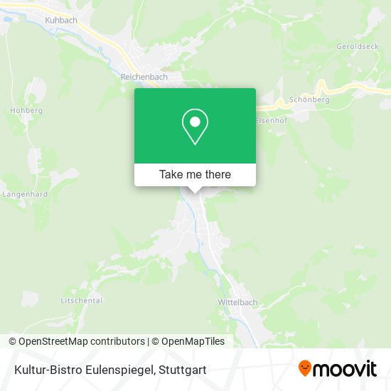 Kultur-Bistro Eulenspiegel map