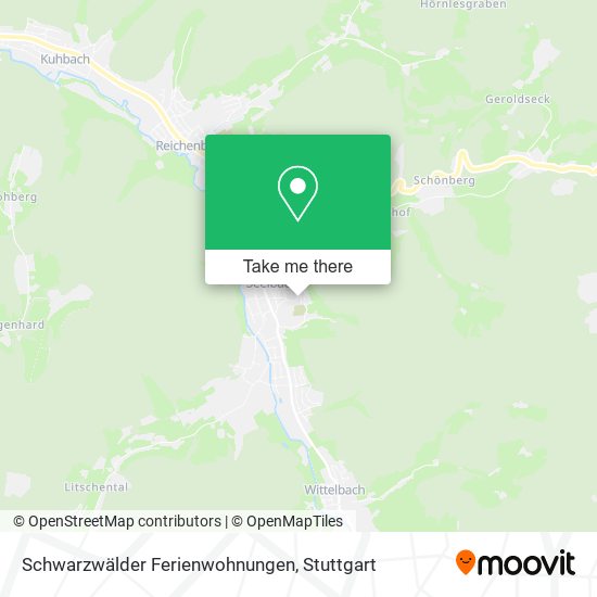 Schwarzwälder Ferienwohnungen map