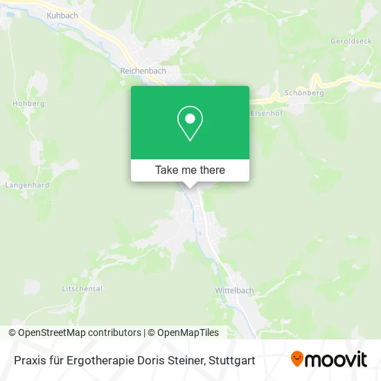 Карта Praxis für Ergotherapie Doris Steiner