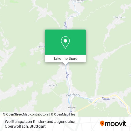 Карта Wolftalspatzen Kinder- und Jugendchor Oberwolfach