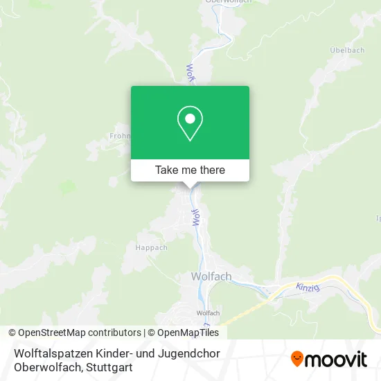 Карта Wolftalspatzen Kinder- und Jugendchor Oberwolfach