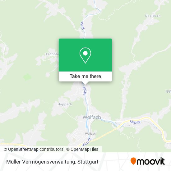 Müller Vermögensverwaltung map