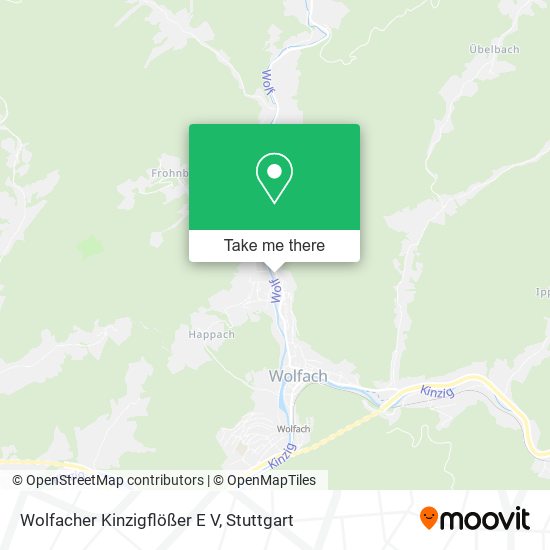 Карта Wolfacher Kinzigflößer E V