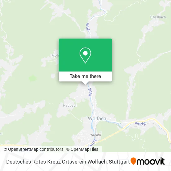 Карта Deutsches Rotes Kreuz Ortsverein Wolfach