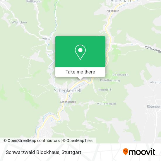 Schwarzwald Blockhaus map