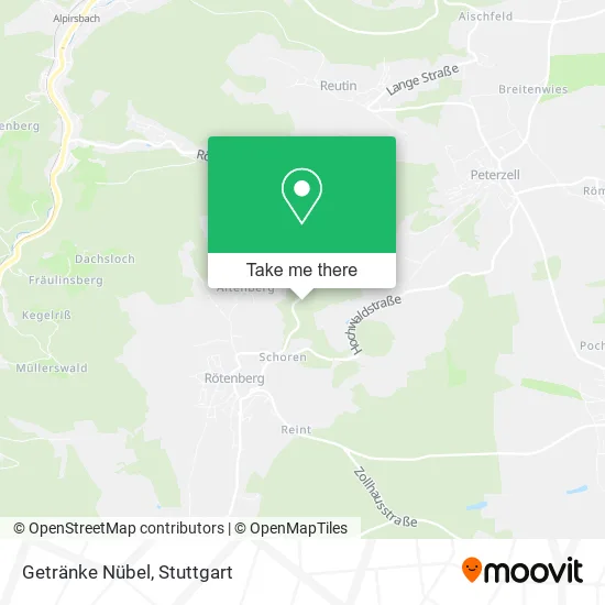 Карта Getränke Nübel