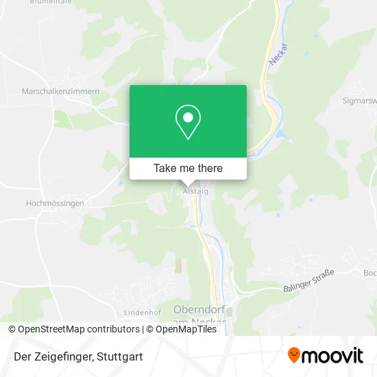 Карта Der Zeigefinger