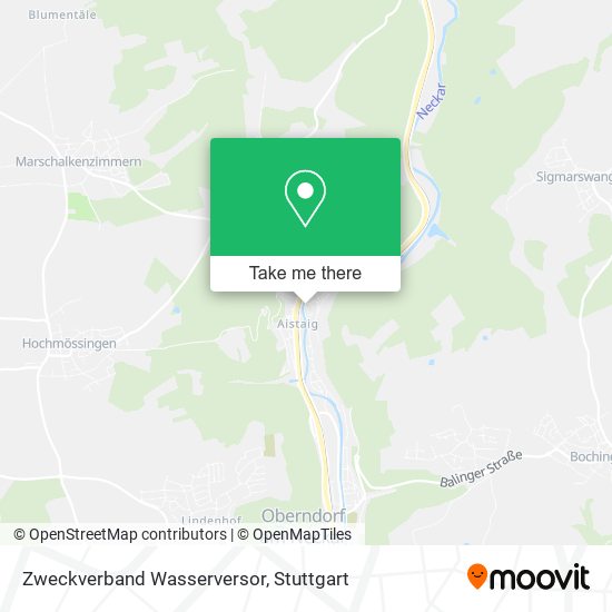 Карта Zweckverband Wasserversor