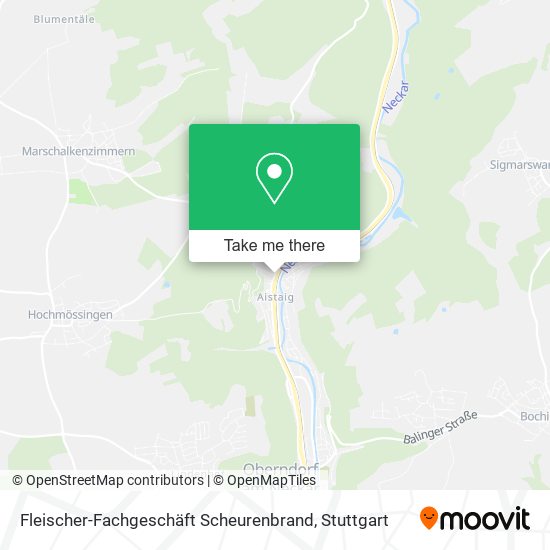Fleischer-Fachgeschäft Scheurenbrand map
