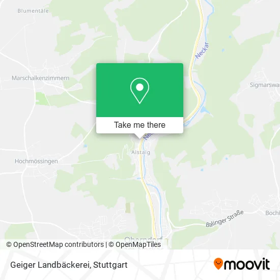 Карта Geiger Landbäckerei