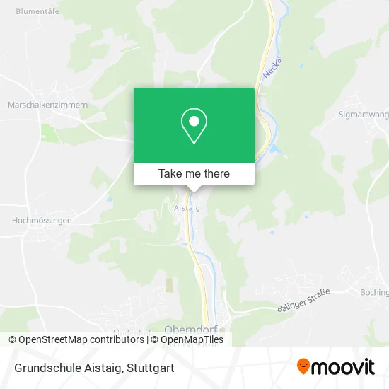 Карта Grundschule Aistaig