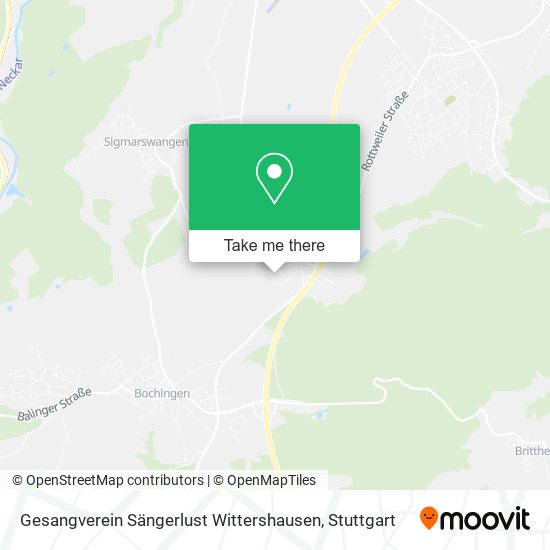 Gesangverein Sängerlust Wittershausen map