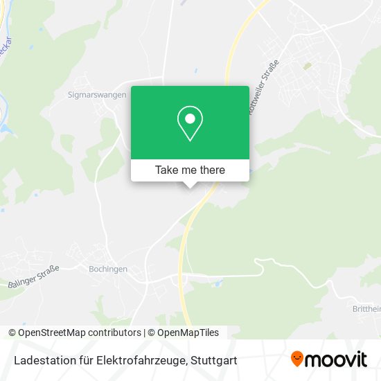 Ladestation für Elektrofahrzeuge map