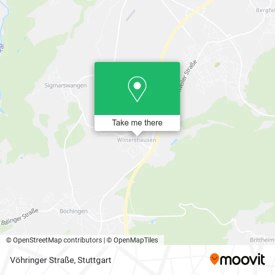 Карта Vöhringer Straße