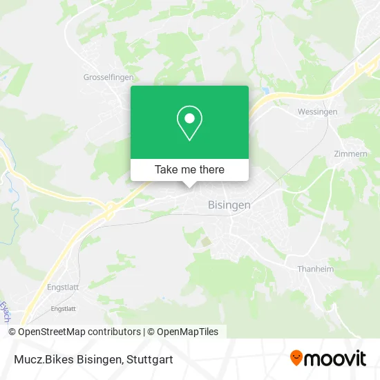 Карта Mucz.Bikes Bisingen