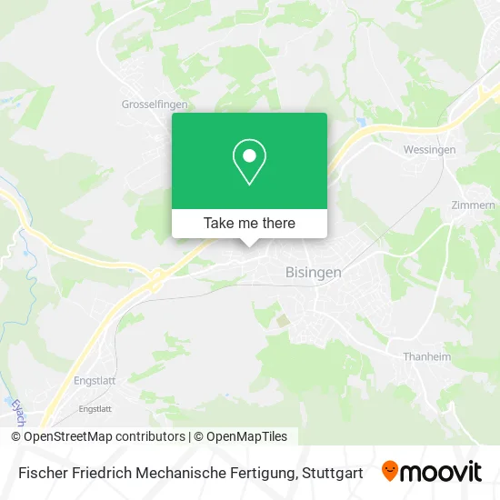 Карта Fischer Friedrich Mechanische Fertigung