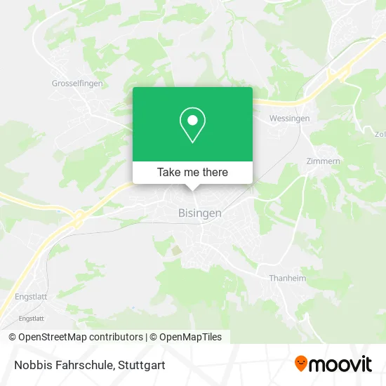 Карта Nobbis Fahrschule