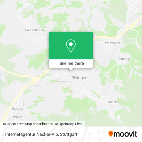 Карта Internetagentur Neckar-Alb