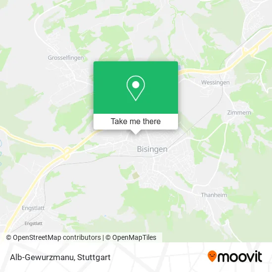 Карта Alb-Gewurzmanu