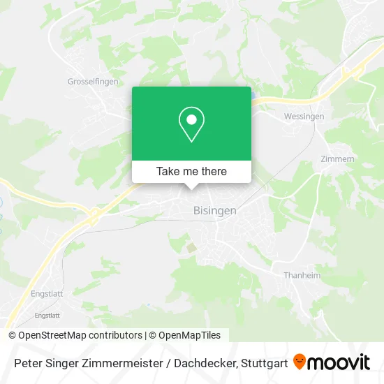 Карта Peter Singer Zimmermeister / Dachdecker
