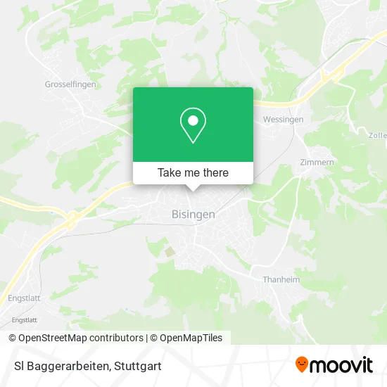 Карта Sl Baggerarbeiten