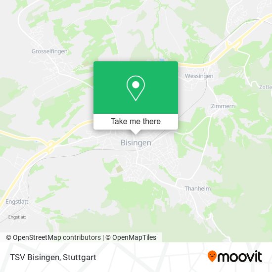 TSV Bisingen map