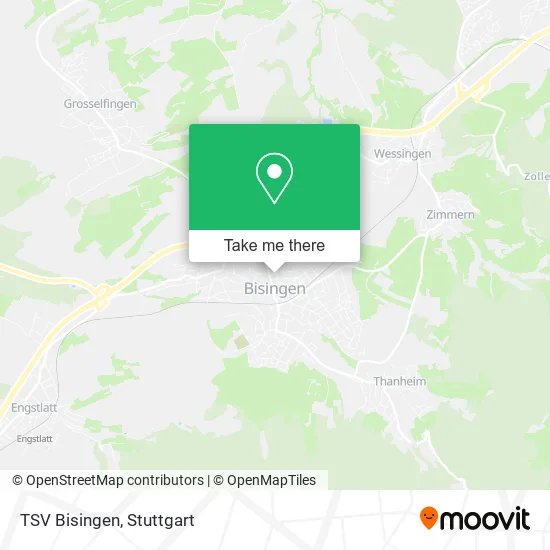 Карта TSV Bisingen