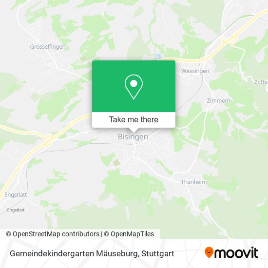 Gemeindekindergarten Mäuseburg map