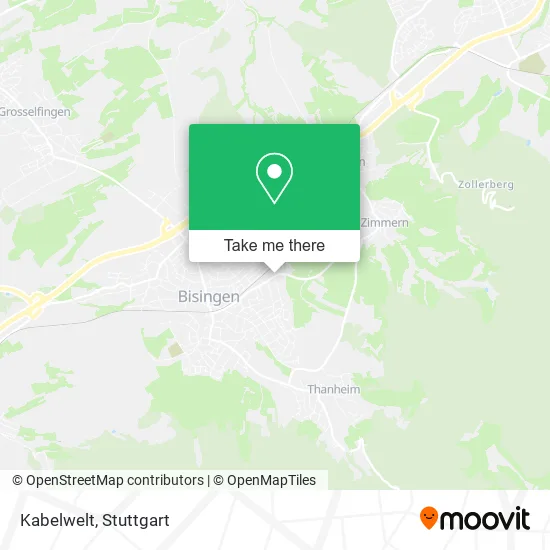 Карта Kabelwelt
