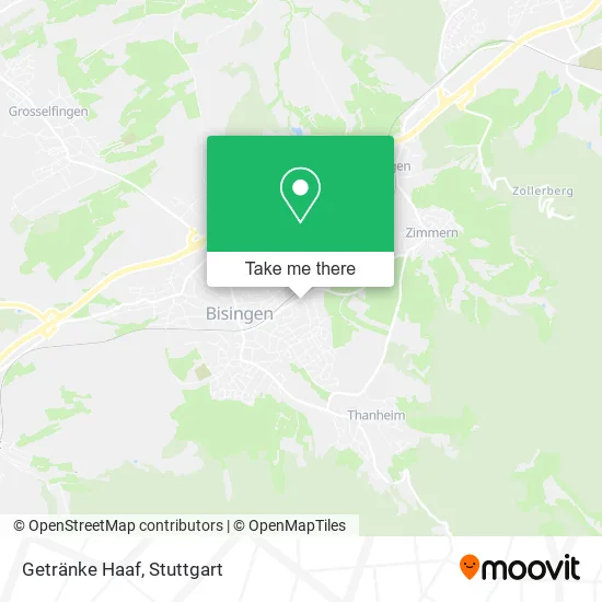 Карта Getränke Haaf