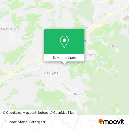 Карта Günter Mang