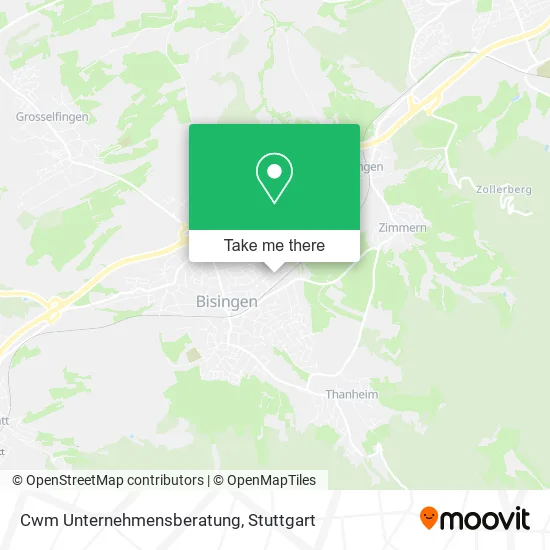 Карта Cwm Unternehmensberatung