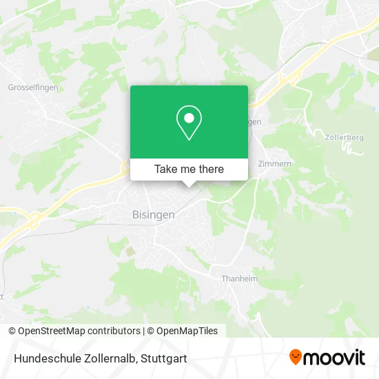 Карта Hundeschule Zollernalb