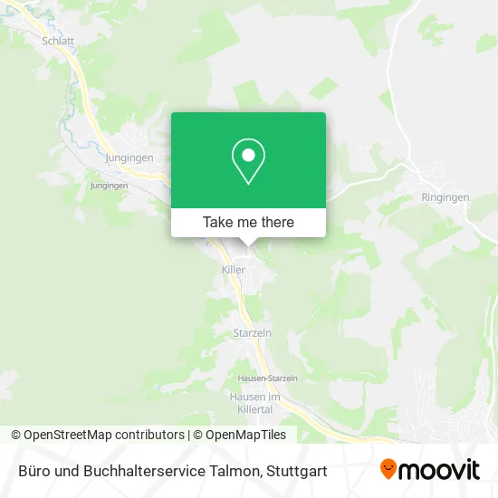 Карта Büro und Buchhalterservice Talmon