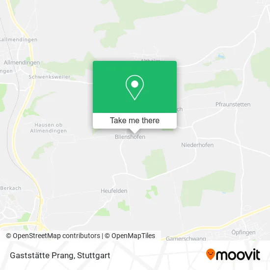 Карта Gaststätte Prang