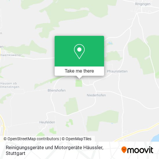 Reinigungsgeräte und Motorgeräte Häussler map