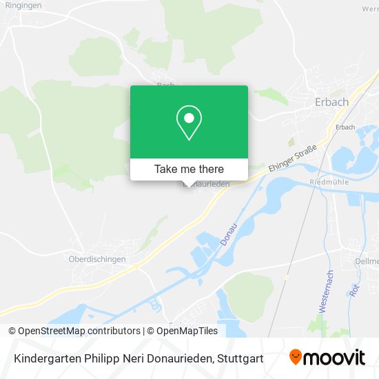 Kindergarten Philipp Neri Donaurieden map