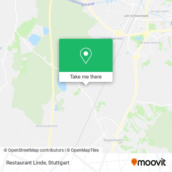 Карта Restaurant Linde
