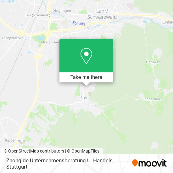 Карта Zhong de Unternehmensberatung U. Handels