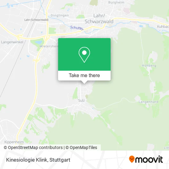 Карта Kinesiologie Klink