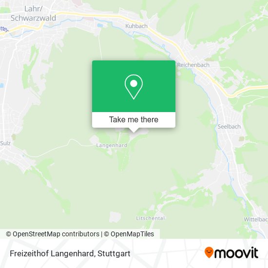 Freizeithof Langenhard map
