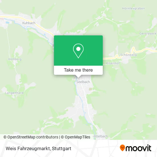 Карта Weis Fahrzeugmarkt