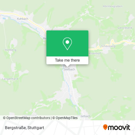 Bergstraße map