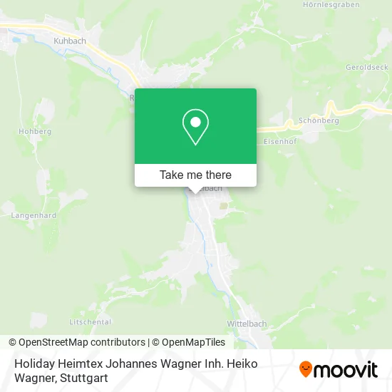 Карта Holiday Heimtex Johannes Wagner Inh. Heiko Wagner