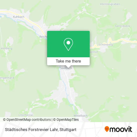 Карта Städtisches Forstrevier Lahr