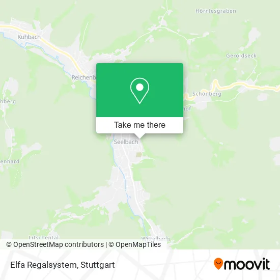 Карта Elfa Regalsystem