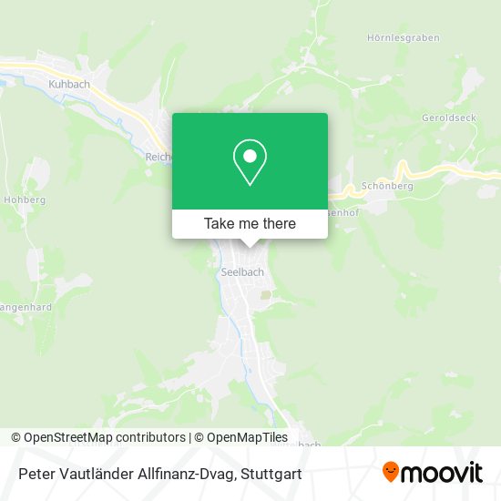 Карта Peter Vautländer Allfinanz-Dvag