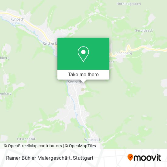 Rainer Bühler Malergeschäft map