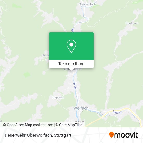 Feuerwehr Oberwolfach map
